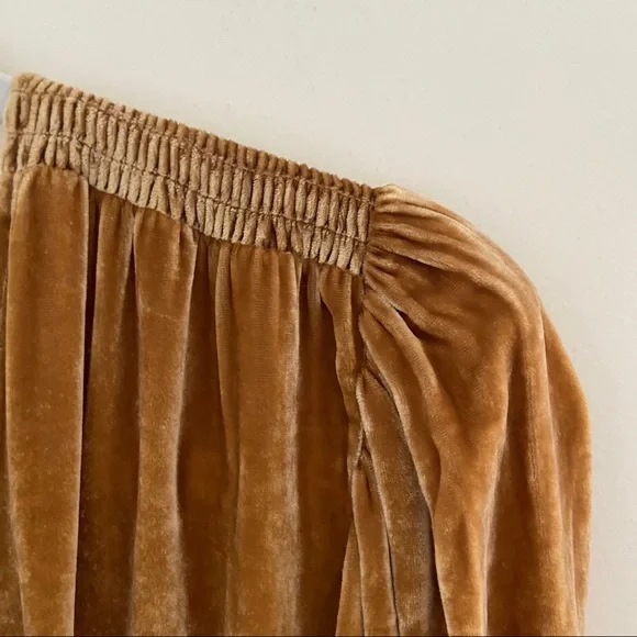 Reformation Boheme Long Sleeve Velvet Wrap Dress - Picture 10 of 16